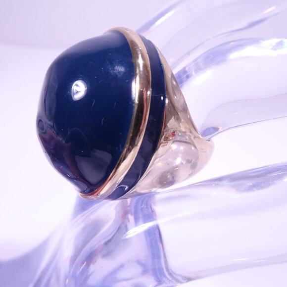 NWT Banana Republic Vintage Mad Men Enamel Bubble Cocktail Ring NWT 68 Sz 8 - Picture 9 of 9